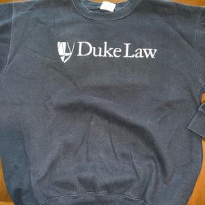 Duke Law crewneck sweater